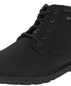 Rockport Men’s Storm Surge Water Proof Plain Toe Boot Black 12 M (D)-12 M