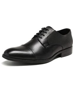 Bruno Marc Men’s Oxford Dress Shoes, Black/SBOX222M, Size 9