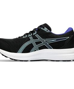 ASICS Women’s Gel-Contend 8 Running Shoes, 7.5, Black/Aquarium