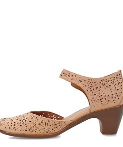 Easy Spirit Women’s Cindie Dress Pump, Natural Nubuck, 8.5 W US