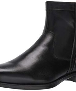 Florsheim Men’s Medfield Plain Toe Zip Boot Fashion, Black, 9 Medium