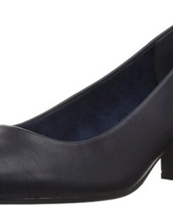 Easy Street Women’s Proper Dress Pump, Navy, 7.5 Wide