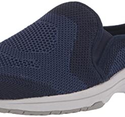 Easy Spirit womens Takeknit 2 Clog, Dark Blue, 10 X-Wide US