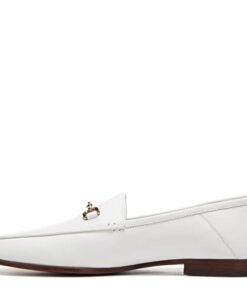 Sam Edelman Women’s Loraine Loafers, Bright White, 4.5 Medium US