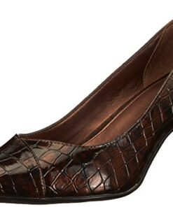 Easy Street Women’s Chiffon Pump,Bronze,7.5 W US