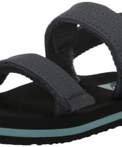 Reef Boy’s Little Ahi Convertible Sandal, Grey/Aquifer, 10 Kid