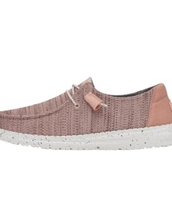 Hey Dude Women’s Wendy Sport Mesh Pink Size 9 | Women’s Loafers | Women’s Slip On Shoes | Comfortable & Light Weight