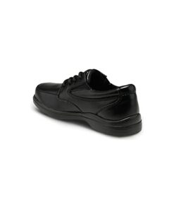 Hush Puppies Unisex-Baby TY Dress Shoe, Black, 6 Wide Big Kid