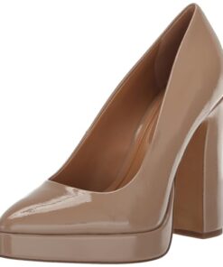 Jessica Simpson Women’s Glynis Pointed Toe Platform Pump, Chai Latte, 12