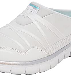 Skechers Sport Women’s Air Streamer White/Silver Slip-On Mule 6.5 M US