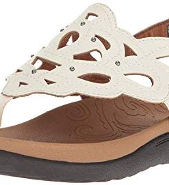 Rockport womens Ridge Sling Heeled Sandal, White, 9.5 Wide US