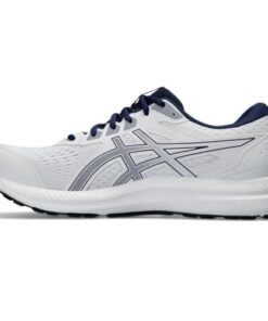 ASICS Men’s Gel-Contend 8 Running Shoes, 9, White/Blue Expanse