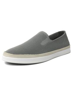 Bruno Marc Men’s Loafers Knit Breathable Slip-on Casual Shoes, Grey, Size 11, SBLS2409M