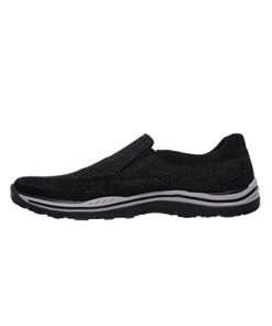 Skechers USA Men’s Expected Gomel Slip-on Loafer,Black,10 2W US