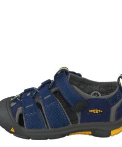 KEEN Newport H2 Closed Toe Water Sandals, Blue Depths/Gargoyle, 11 US Unisex Little Kid