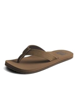 Reef Men’s Twinpin Flip-Flop, Sandstone, 12