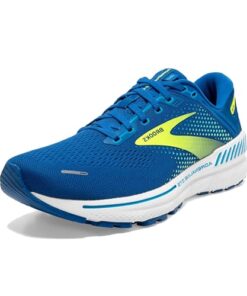 Brooks Men’s Adrenaline GTS 22 Supportive Running Shoe – Blue/Nightlife/White – 11.5 Medium