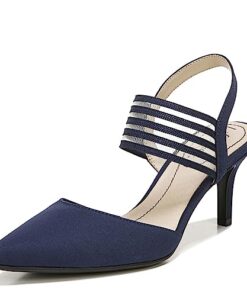 LifeStride Womens Pump, Navy, 5.5 US