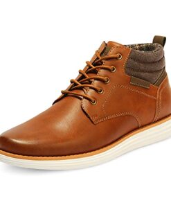 Bruno Marc Men’s Mid Top Chukka Sneaker Lace Up Dress Boot Business Casual Shoes Tan Size 10.5 M US Grand-high