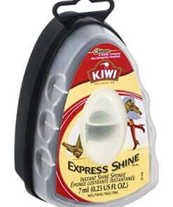 Kiwi Express Neutral Shoe Shine Sponge | Leather Care for Shoes, Boots, Furniture, Jacket, Briefcase and More , purse, bag, Packed by Organica