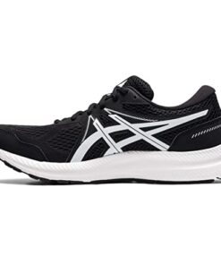 ASICS Men’s Gel-Contend 7 Black/White Running Shoe 13 M US