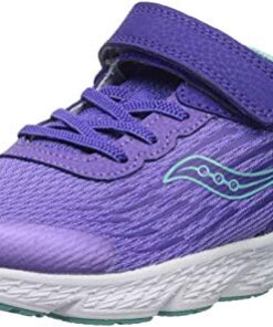 Saucony girls Wind A/C Sneaker, Purple, 13 W US