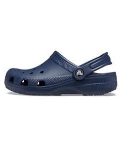 Crocs Kids’ Classic Clog , Navy/Navy, 4 Big Kid