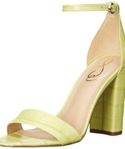 Sam Edelman Women’s Yaro Heeled Sandal, Kiwi, 8.5