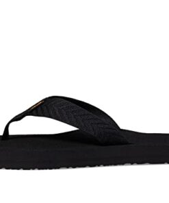 Teva Women’s Mush II Flip Flop,Fronds Black,8 M US