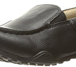 The Children’s Place,boys,Dressy Shoe,and Toddler Slip on Dress Shoe,Black,4 Big Kid