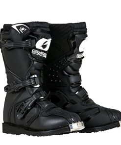 O’Neal 0325-105 Boys New Logo Rider Boot (Black, Size 5)