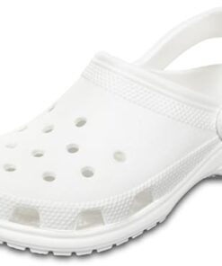 Crocs Unisex-Adult Classic Clogs (Best Sellers), White, 9 Men/11 Women