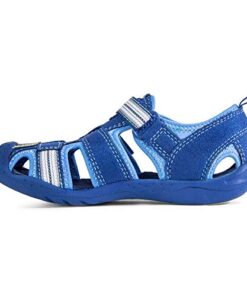 pediped Unisex-Child Sahara Flat, Sky, 32 2E EU/1Y 2E US Little Kid