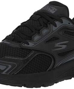 Skechers womens Consistent Sneaker, Black, 7.5 Wide US