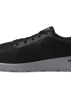 Skechers Men’s Go Walk Max-54601 Sneaker, Black/Grey, 10