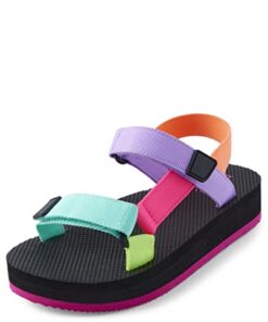 The Children’s Place Girls Sandal, Multicolor, 13 Little Kid US