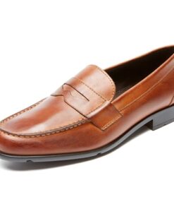 Rockport Men’s Classic Loafer Penny, Cognac, 15 Medium