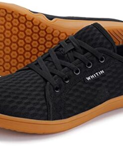 WHITIN Women’s Water Shoes Quick Dry Aqua Minimalist Barefoot Sneakers Size 10 Beach Swimming River Yoga Trail Running Athletic Kayak Boating Black Gum 41