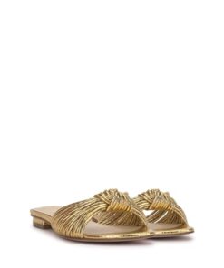 Jessica Simpson Women’s DYDRA Heeled Sandal, Gold, 7