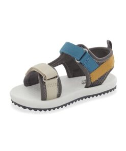 OshKosh B’Gosh MILAGRO-B Sandal, Grey Multi, 13 US Unisex Little Kid