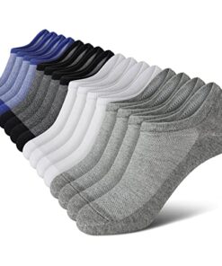 wernies No Show Men Socks, Low Cut Ankle Sock, Men Short Socks Casual Cotton Socks Size 6-10