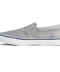 Sperry Men’s Striper II Slip On Sneaker, Sw Grey, 11