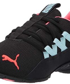 PUMA Women’s RIAZE PROWL Sneaker, Puma Black-Ignite Pink-Aquamarine, 7.5