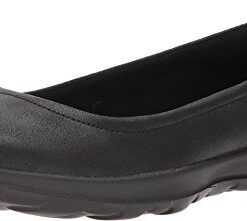 Skechers womens Go Walk Lite-15395 Ballet Flat, Black, 8.5 US