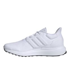 adidas Men’s UBounce DNA Sneaker, White/White/Black, 11.5