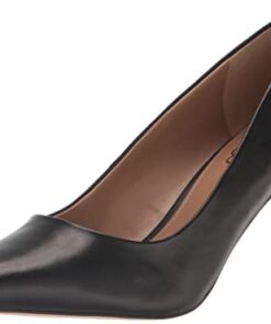 Sam Edelman Women’s Vienna Pump, Black Leather, 8.5