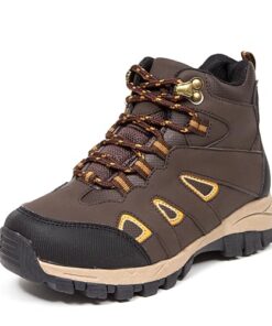 Deer Stags Boy’s Drew Hiker Boot, Brown, 3.5 Big Kid