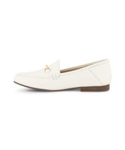 Sam Edelman Girls Leo Loraine (Little Big Kid) Loafer, White, 4