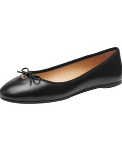 Coach Women’s Abigail Ballet Flat, Black, 8