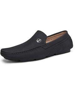 Bruno Marc Mens Penny Loafers Moccasins Shoes, Black -9 (3251314)